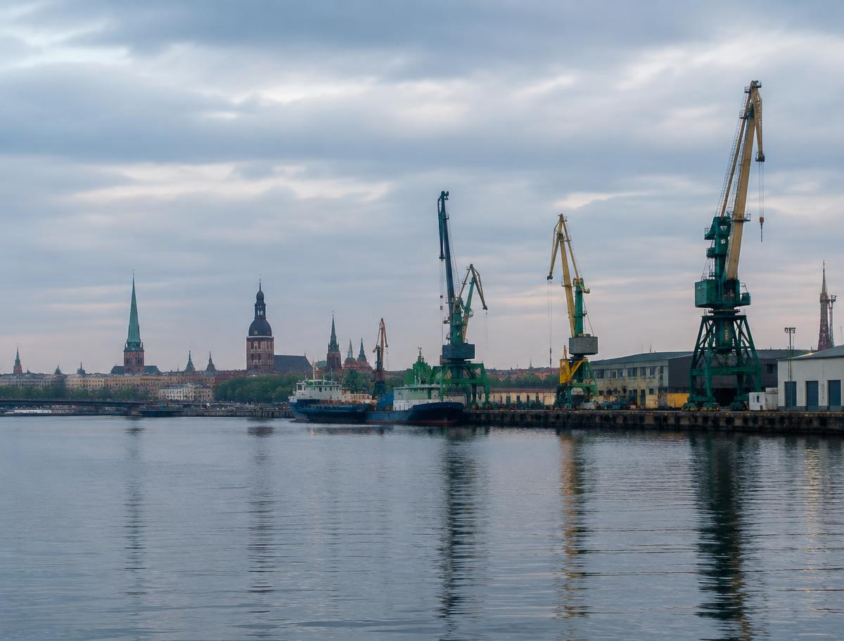 Port of Riga waterfront